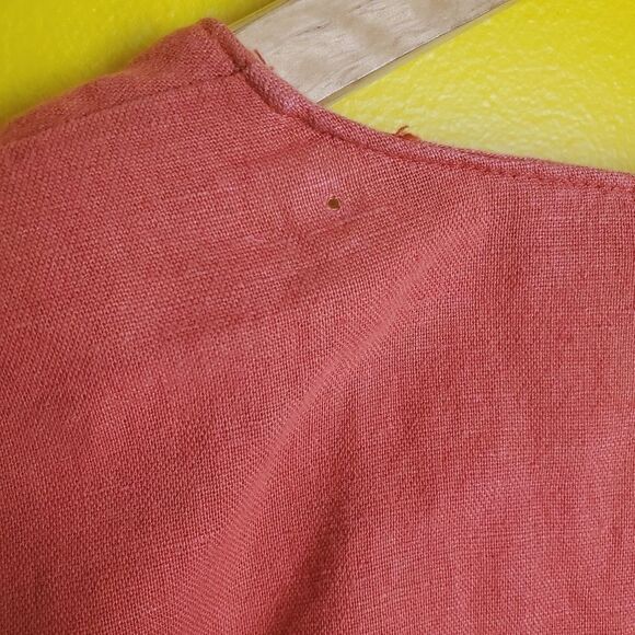 Zara Linen Blend Romper Size Small - Picture 11 of 11